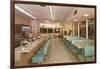 Interior, Retro Diner-null-Framed Art Print