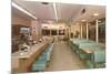 Interior, Retro Diner-null-Mounted Premium Giclee Print