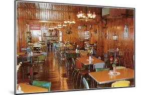 Interior, Roadside Retro Coffee Shop-null-Mounted Art Print