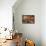 Interior, Roadside Retro Coffee Shop-null-Framed Stretched Canvas displayed on a wall