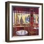 Interior Rojo en Paris-Manel Doblas-Framed Giclee Print