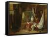 Interior, Romantic Bric-A-Brac (Oil on Canvas)-Alexandre Couder-Framed Stretched Canvas