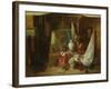 Interior, Romantic Bric-A-Brac (Oil on Canvas)-Alexandre Couder-Framed Giclee Print