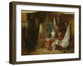 Interior, Romantic Bric-A-Brac (Oil on Canvas)-Alexandre Couder-Framed Giclee Print
