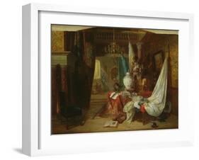 Interior, Romantic Bric-A-Brac (Oil on Canvas)-Alexandre Couder-Framed Giclee Print