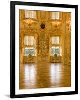 Interior Room of Peterhof, Royal Palace Founded by Tsar Peter the Great, St. Petersburg, Russia-Nancy & Steve Ross-Framed Photographic Print