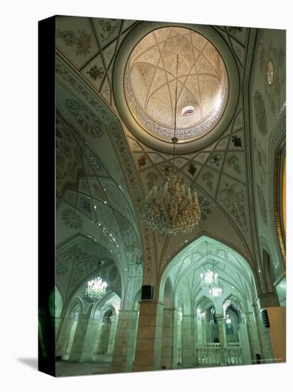 Interior, Sayyida Ruqayya Mosque, Damascus, Syria, Middle East-Alison Wright-Stretched Canvas