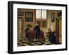 Interior Scene, c.1670-Pieter Janssens-Framed Giclee Print