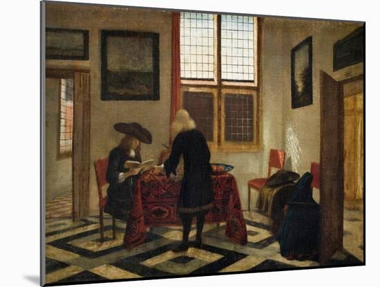 Interior Scene, c.1670-Pieter Janssens-Mounted Giclee Print