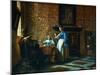 Interior Scene, C1650-Pieter de Hooch-Mounted Giclee Print