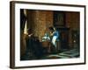 Interior Scene, C1650-Pieter de Hooch-Framed Giclee Print