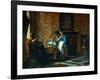 Interior Scene, C1650-Pieter de Hooch-Framed Giclee Print