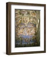 Interior, Sistine Chapel, the Vatican, Rome, Lazio, Italy-Roy Rainford-Framed Photographic Print