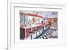 Interior, Soda Fountain, NYC, 2012-Anthony Butera-Framed Giclee Print