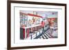 Interior, Soda Fountain, NYC, 2012-Anthony Butera-Framed Giclee Print