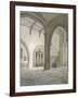 Interior South-West View of the Church of St Helen, Bishopsgate, City of London, 1820-Frederick Nash-Framed Giclee Print