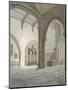 Interior South-West View of the Church of St Helen, Bishopsgate, City of London, 1820-Frederick Nash-Mounted Giclee Print