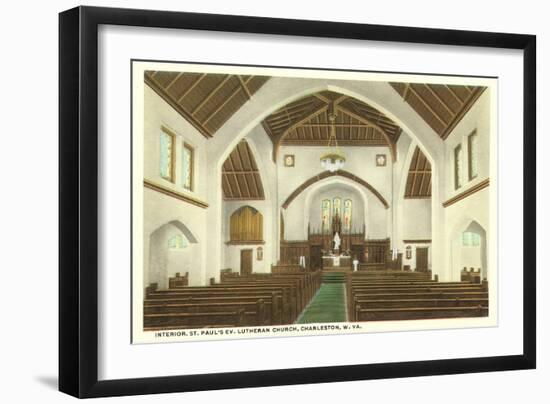 Interior, St. Paul's Church, Charleston, West Virginia-null-Framed Art Print