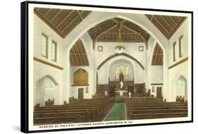 Interior, St. Paul's Church, Charleston, West Virginia-null-Framed Stretched Canvas