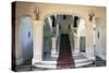 Interior Staircase, Beaumanoir Castle-null-Stretched Canvas