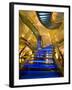 Interior Stairs and Ceiling of Modern Public Spa, Escaldes-Engordany Parish, Andorra-Jim Zuckerman-Framed Photographic Print