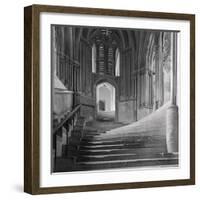 Interior Stairway of the Chapter House, Wells Cathedral-Frederick Henry Evans-Framed Photographic Print