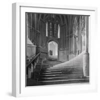 Interior Stairway of the Chapter House, Wells Cathedral-Frederick Henry Evans-Framed Photographic Print