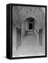 Interior Stairway, Wells Cathedral-Frederick Henry Evans-Framed Stretched Canvas