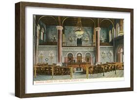 Interior, State House, Albany, New York-null-Framed Art Print