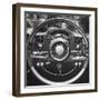 Interior Steering Panel and Steering Wheel of Italian Isotta Fraschini Being Shown at the Auto Show-Tony Linck-Framed Photographic Print