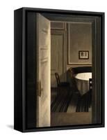 Interior, Strandgade 30, 1904-Vilhelm Hammershoi-Framed Stretched Canvas