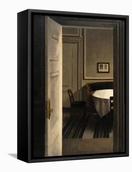 Interior, Strandgade 30, 1904-Vilhelm Hammershoi-Framed Stretched Canvas