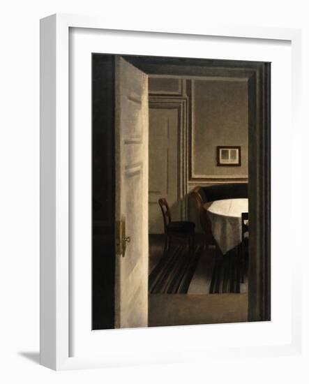 Interior, Strandgade 30, 1904-Vilhelm Hammershoi-Framed Giclee Print