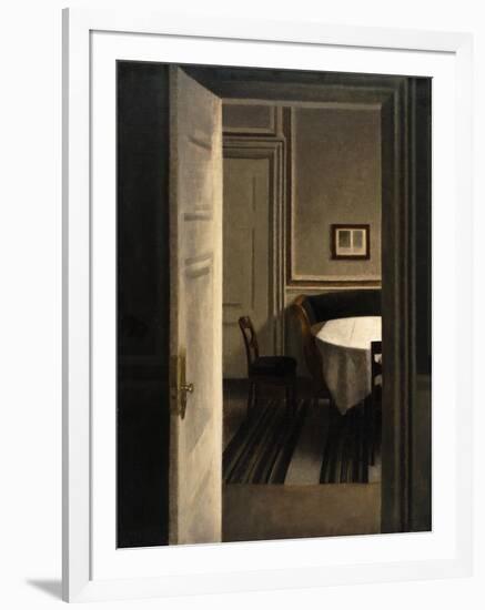 Interior, Strandgade 30-Vilhelm Hammershoi-Framed Giclee Print