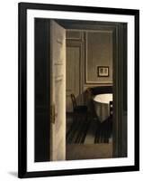 Interior, Strandgade 30-Vilhelm Hammershoi-Framed Giclee Print