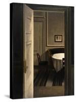 Interior, Strandgade 30-Vilhelm Hammershoi-Stretched Canvas