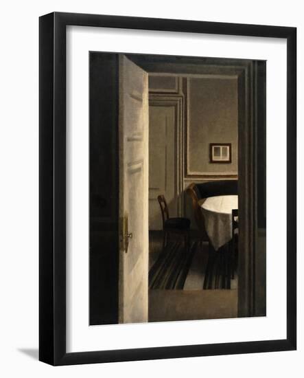 Interior, Strandgade 30-Vilhelm Hammershoi-Framed Giclee Print