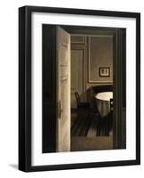 Interior, Strandgade 30-Vilhelm Hammershoi-Framed Giclee Print