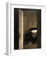 Interior, Strandgade 30-Vilhelm Hammershoi-Framed Giclee Print