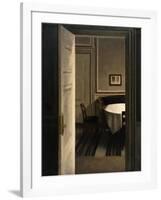 Interior, Strandgade 30-Vilhelm Hammershoi-Framed Giclee Print