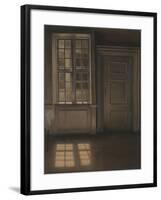 Interior, Sunlight on the Floor-Vilhelm Hammershoi-Framed Giclee Print