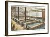 Interior, Sutro Bath House, San Francisco, California-null-Framed Art Print