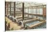 Interior, Sutro Bath House, San Francisco, California-null-Stretched Canvas