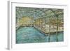 Interior, Sutro Baths, San Francisco, California-null-Framed Art Print