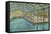 Interior, Sutro Baths, San Francisco, California-null-Framed Stretched Canvas