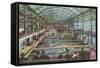 Interior, Sutro Baths, San Francisco, California-null-Framed Stretched Canvas