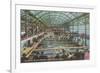 Interior, Sutro Baths, San Francisco, California-null-Framed Art Print