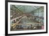 Interior, Sutro Baths, San Francisco, California-null-Framed Art Print