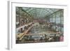 Interior, Sutro Baths, San Francisco, California-null-Framed Art Print