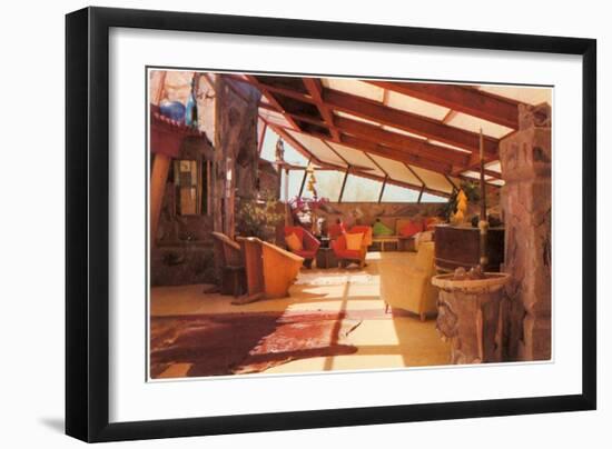 Interior Taliesin-null-Framed Art Print